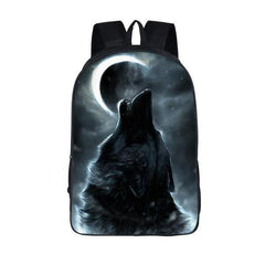 Black Wolf Backpack | Wolf-Horde Black