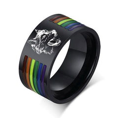 Black Wolf Class Rings | Wolf-Horde-54 mm-