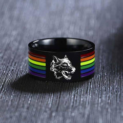 Black Wolf Class Rings | Wolf-Horde-54 mm-