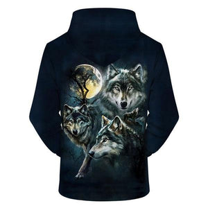 Blue Wolf Hoodie | Wolf-Horde