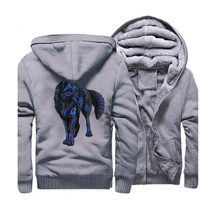 Blue Wolf Jacket | Wolf-Horde Grey
