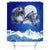 Blue Wolf Shower Curtain | Wolf-Horde-W90xH180cm-