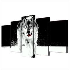 Canvas Painting Wolf | Wolf-Horde-Small-