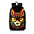 Color Animal Backpack | Wolf-Horde color mosaic