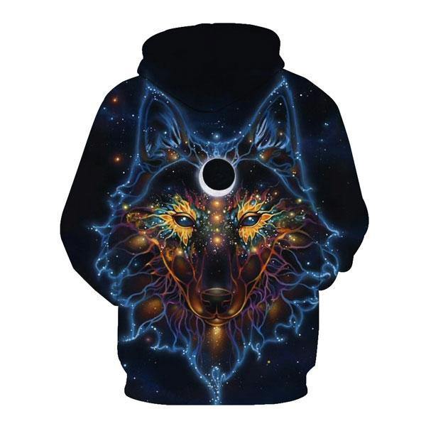 Cosmic Wolf Hoodie | Wolf-Horde