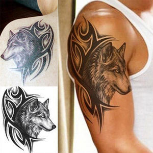 Dire Wolf Tribal Wolf Tattoo | Wolf-Horde-Tribal-