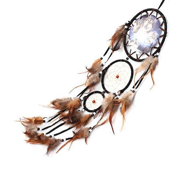 Dream Catcher Indian American Wolf | Wolf-Horde-