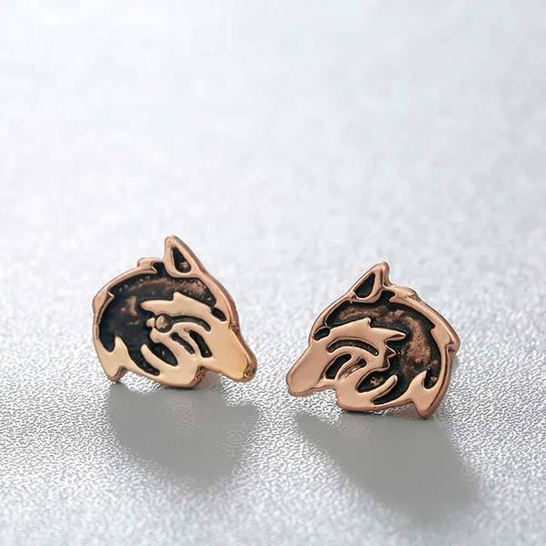 Earrings of the Wolf | Wolf-Horde-Silver-