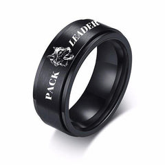 Engraved Wolf Ring | Wolf-Horde-57 mm-