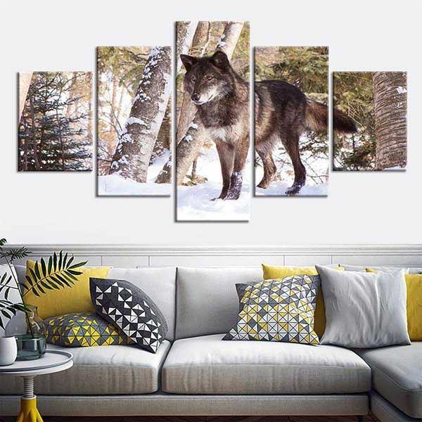 Famous Wolf Painting | Wolf-Horde-Small-
