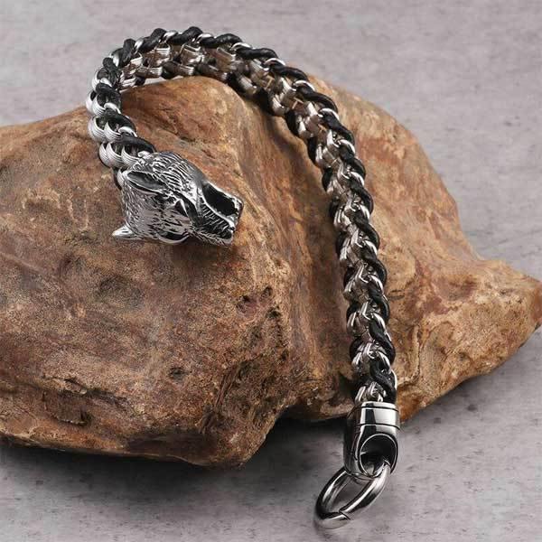 Fenris Wolf Bracelet | Wolf-Horde-21.5cm-