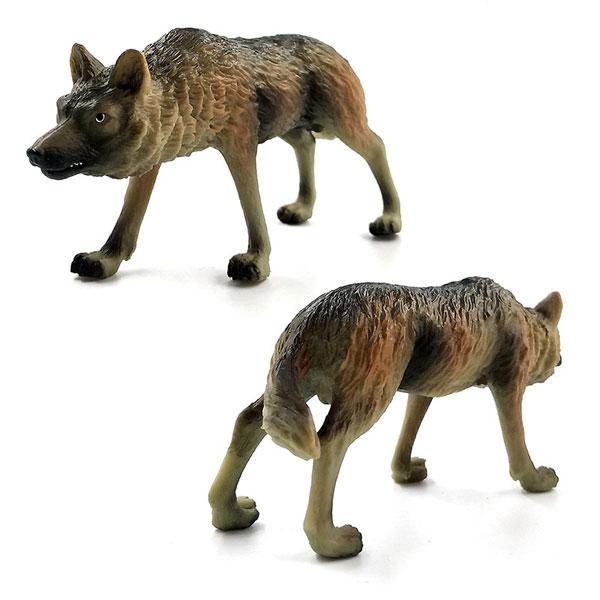 Figurine of the wolf: an ultra-elegant miniature | Wolf-Horde-Wolf-