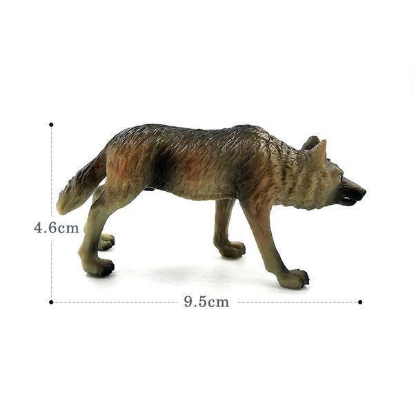 Figurine of the wolf: an ultra-elegant miniature | Wolf-Horde-Wolf-