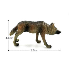 Figurine of the wolf: an ultra-elegant miniature | Wolf-Horde-Wolf-