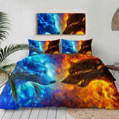 Fire And Ice Wolf Bedding | Wolf-Horde-Simple (172x218)-