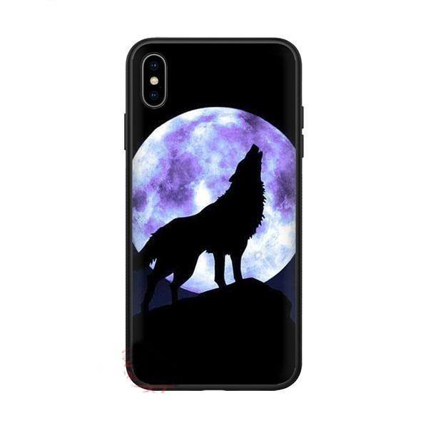 Full moon wolf iPhone case | Wolf-Horde-iPhone 5S SE-
