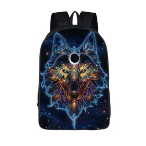 Galaxy Wolf Backpack | Wolf-Horde wolf galaxy