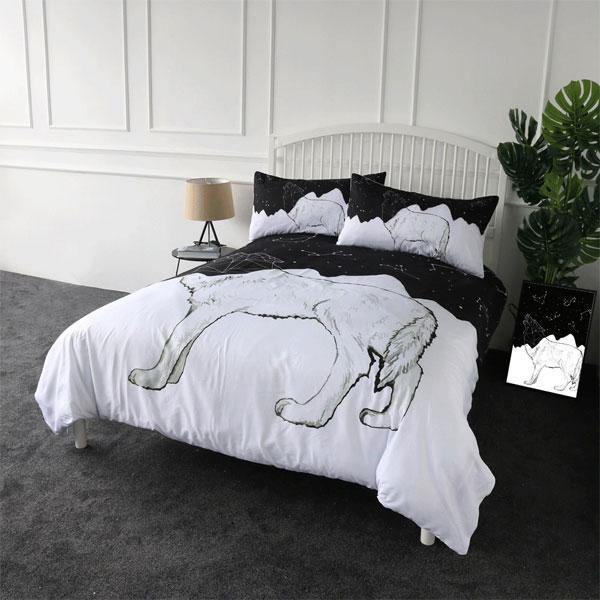 Galaxy Wolf Bedding | Wolf-Horde-Simple (172x218)-