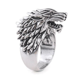 Game Of Thrones Stark Wolf Ring | Wolf-Horde-54mm-