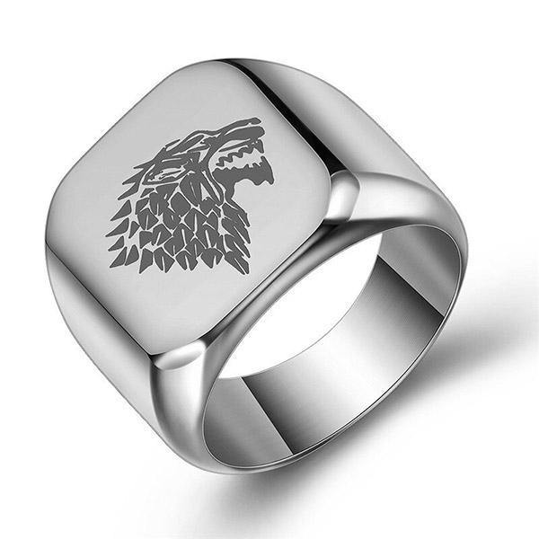 Game Of Thrones Wolf Ring | Wolf-Horde-54 mm-
