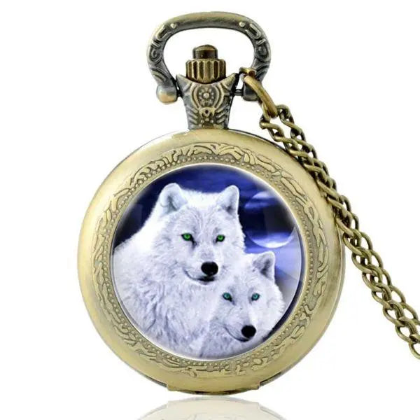 POCKET WATCH WOLF TOTEM Wolf-Horde