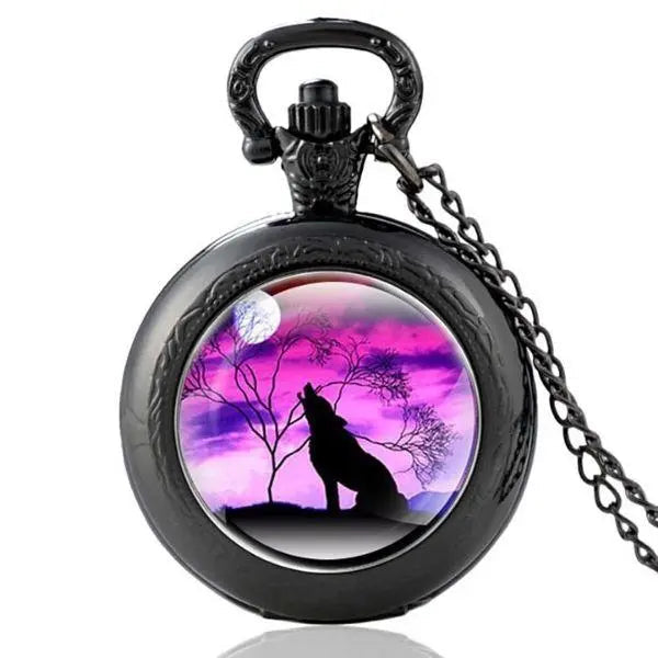 POCKET WATCH WOLF TOTEM Wolf-Horde