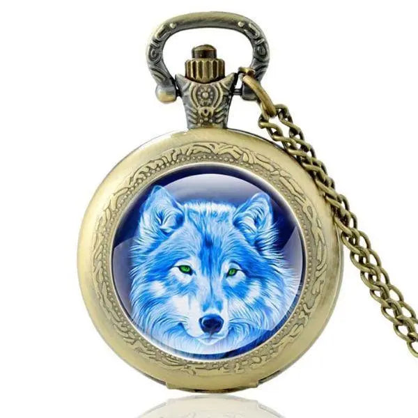 POCKET WATCH WOLF TOTEM Wolf-Horde