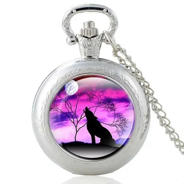 POCKET WATCH WOLF TOTEM Wolf-Horde