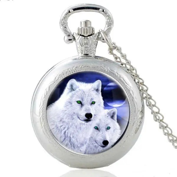 POCKET WATCH WOLF TOTEM Wolf-Horde