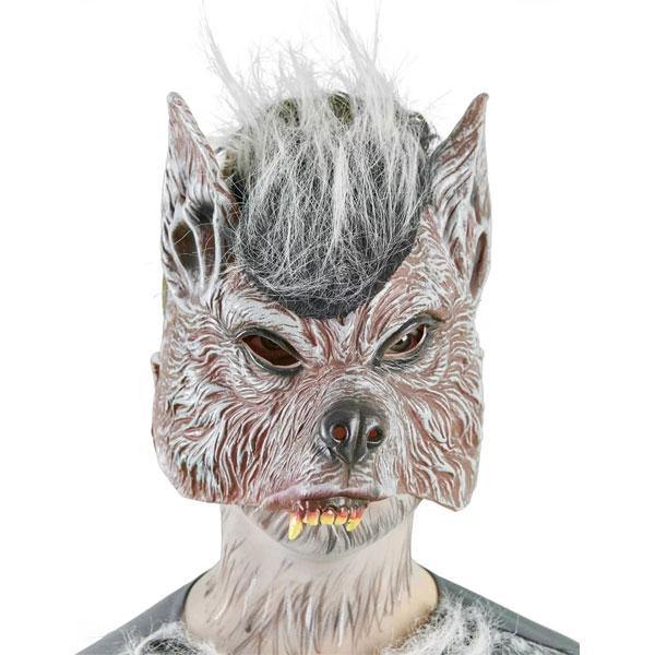 Grey Werewolf Costume: scary outfit | Wolf-Horde-M (6-7 years - 110 to 125 cm)-