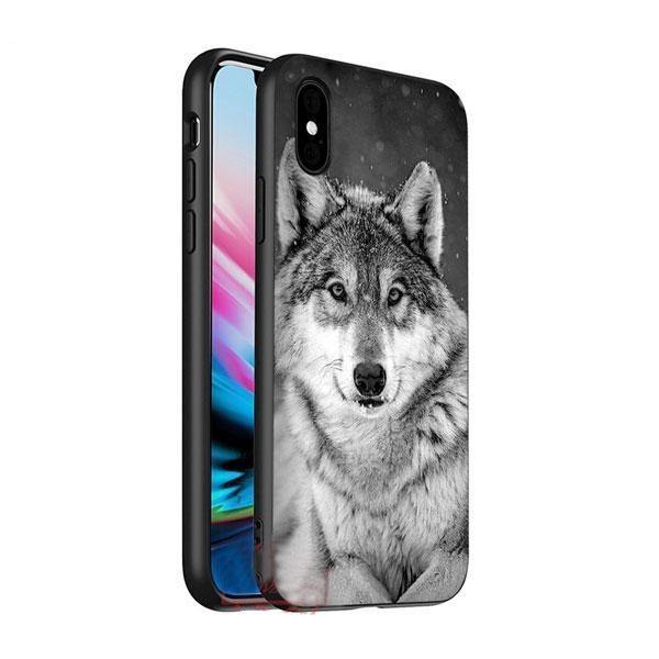 Grey wolf iPhone case : delicate design | Wolf-Horde-iPhone 5S SE-