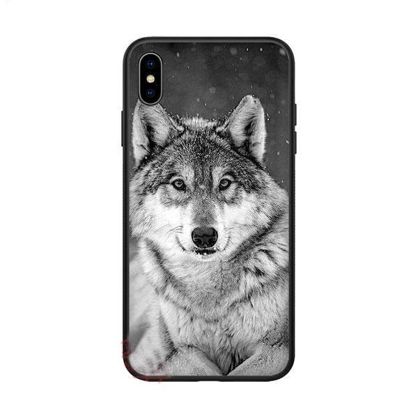 Grey wolf iPhone case : delicate design | Wolf-Horde-iPhone 5S SE-