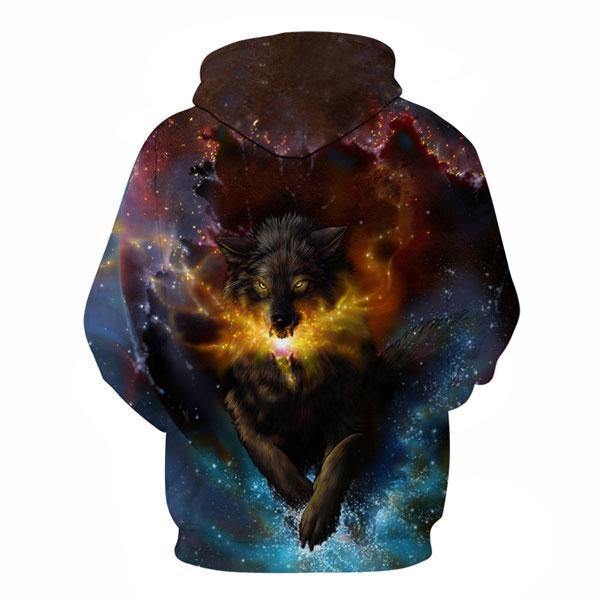 Hoodie Wolf Galaxy | Wolf-Horde