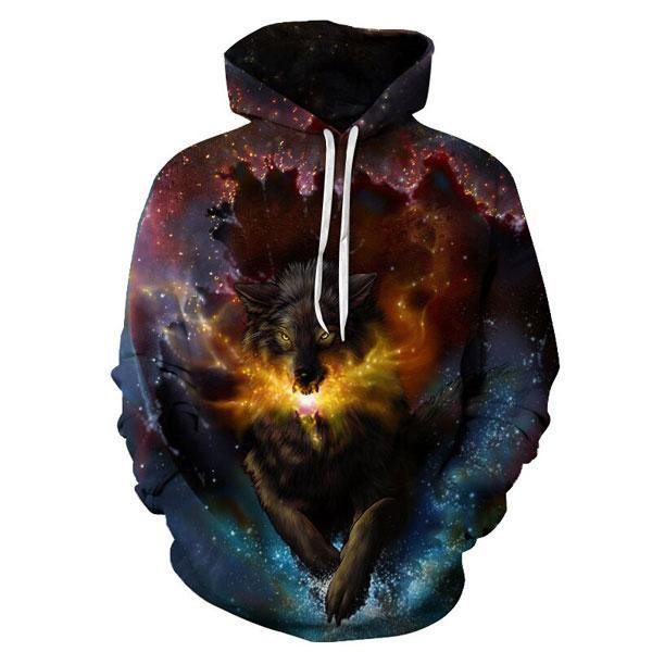 Hoodie Wolf Galaxy | Wolf-Horde S