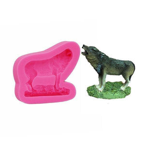 Howling wolf cake mould | Wolf-Horde-Wolf-