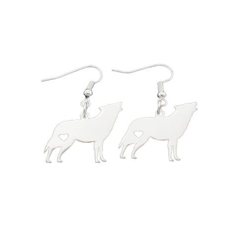 Howling Wolf Earrings | Wolf-Horde-