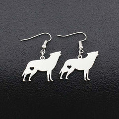 Howling Wolf Earrings | Wolf-Horde-