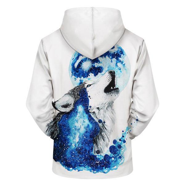 Howling wolf hoodie deals