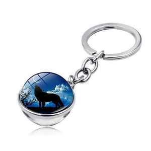 Howling Wolf Keychain | Wolf-Horde-howling-