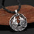 Howling Wolf Pendant Necklace | Wolf-Horde-Silver / chain-