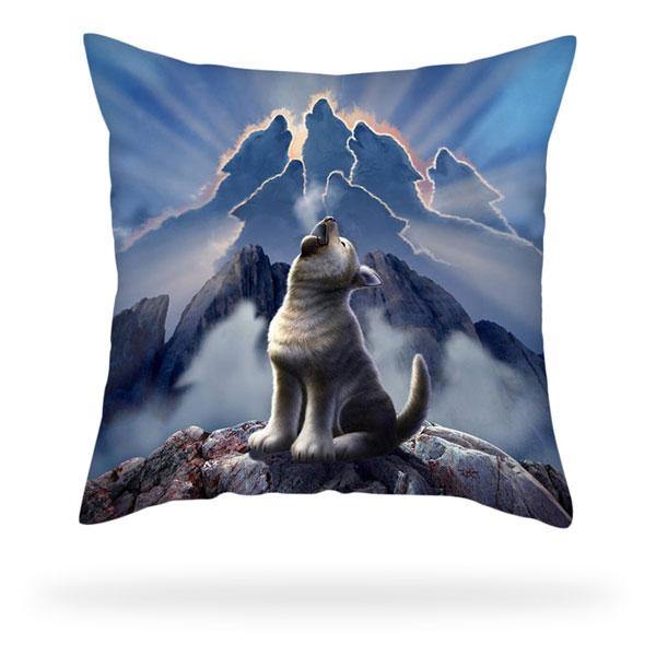 Howling wolf Pillow Case | Wolf-Horde-howling-