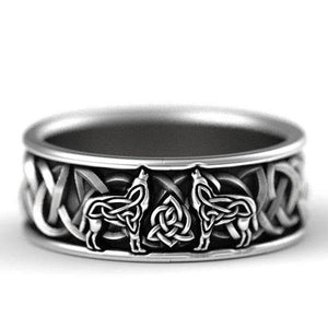 Howling Wolf Ring | Wolf-Horde-52 mm-