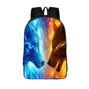 Ice and Fire Backpack | Wolf-Horde Fire and Ice