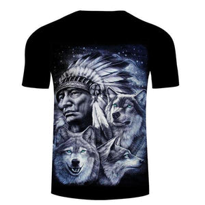 Indian Wolf T Shirt | Wolf-Horde