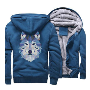 Jacket with Wolf Design | Wolf-Horde Blue