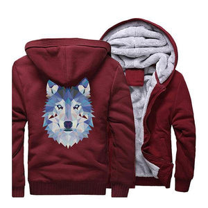 Jacket with Wolf Design | Wolf-Horde Red