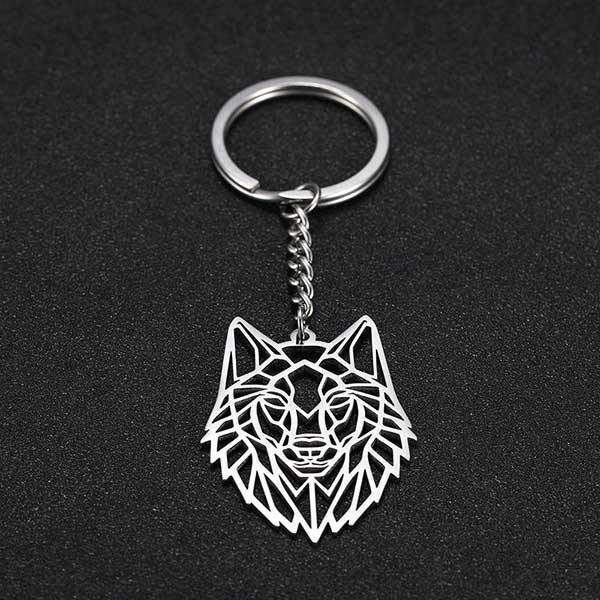 Japanese Wolf Keychain | Wolf-Horde-Alpha-