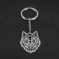 Japanese Wolf Keychain | Wolf-Horde-Alpha-