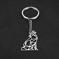 Japanese Wolf Keychain | Wolf-Horde-Alpha-