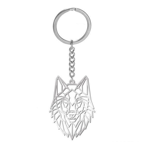 Japanese Wolf Keychain | Wolf-Horde-howling-